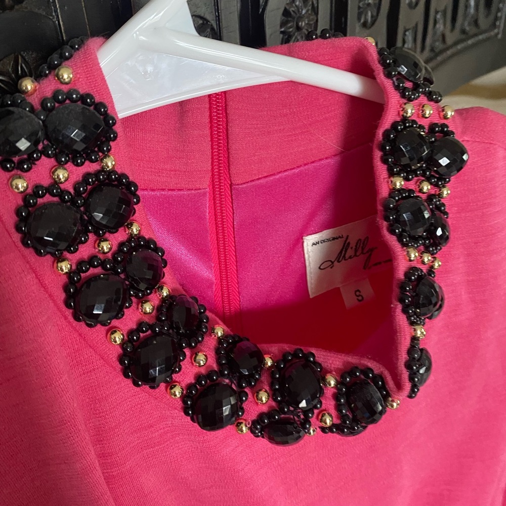 Milly of New York Womens Dress Size S Pink Sleeveless Sheath - Picture 5 of 6
